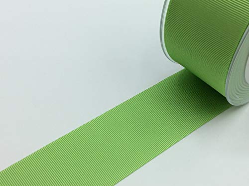 Ripsband uni | 40 mm breit | viele Farben | Meterware (spring green 813) von Hanabi