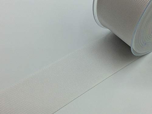 Ripsband uni | 40 mm breit | viele Farben | Meterware (weiß 401) von Hanabi