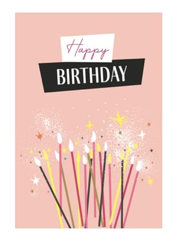 1 Premium Geburtstagskarte happy birthday 18x12cm - Klappkarte mit 1 weissen Umschlag, Karte zum Geburtstag Glückwunschkarte Alles Gute happy-birthday-Karten 1 Premium Geburtstagskarte happy birthday 18x12cm - Klappkarte mit 1 weissen Umschlag, Karte zum Geburtstag Glückwunschkarte Alles Gute happy-birthday-Karten von Handarbeit - Lieblingsladen