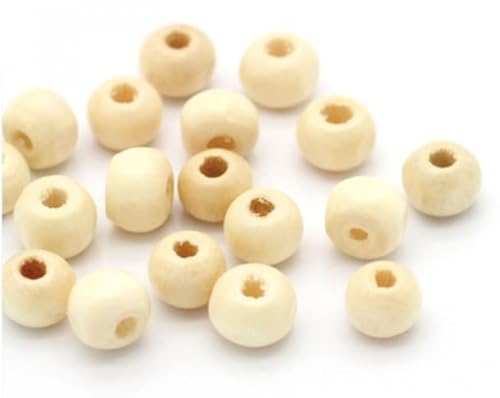1.000 Stück Holzperlen 7mm (0,7cm) mit Loch 2mm rund natur naturfarben Holzkugeln zum basteln auffädeln bemalen Kugeln Perlen aus Holz Bastelperlen für DIY Schmuck Schmuckherstellung von Handarbeit - Lieblingsladen