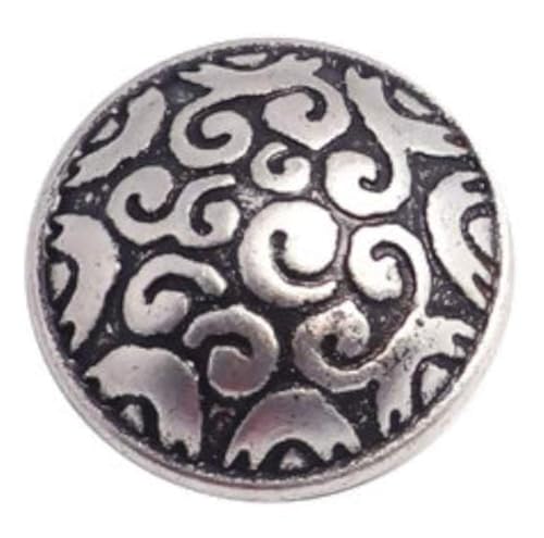 10 Stück edle Metallknöpfe, antiksilber, rund,19 mm - mit Keltikmuster - Lochgröße 2,3mm -Dicke: 9,7mm - Knopf Knöpfe Ösenknöpfe Jackenknöpfe Mantelknöpfe zum annähen nähen 10 Stück edle Metallknöpfe, antiksilber, rund,19 mm - mit Keltikmuster - Lochgröße 2,3mm -Dicke: 9,7mm - Knopf Knöpfe Ösenknöpfe Jackenknöpfe Mantelknöpfe zum annähen nähen von Handarbeit-Lieblingsladen