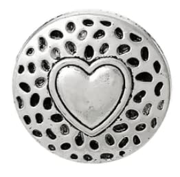 12 edle Metallknöpfe Ösenknöpfe rund 18mm antiksilber mit Herz-Muster und einer Öse von 2,3mm -Knöpfe zum Aufnähen annähen nähen und basteln - Jackenknöpfe Mantelknöpfe 12 edle Metallknöpfe Ösenknöpfe rund 18mm antiksilber mit Herz-Muster und einer Öse von 2,3mm -Knöpfe zum Aufnähen annähen nähen und basteln - Jackenknöpfe Mantelknöpfe von Handarbeit - Lieblingsladen