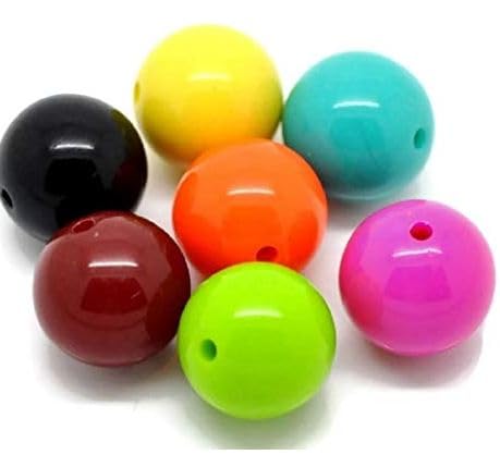 20 Stück Acrylperlen bunt, Kunststoffperlen glänzend 20mm, Lochung 2,8mm, zum basteln, Perlen, Schmuckherstellung, DIY-Arbeiten, Schmuckperlen zum auffädeln 20 Stück Acrylperlen bunt, Kunststoffperlen glänzend 20mm, Lochung 2,8mm, zum basteln, Perlen, Schmuckherstellung, DIY-Arbeiten, Schmuckperlen zum auffädeln von Handarbeit - Lieblingsladen