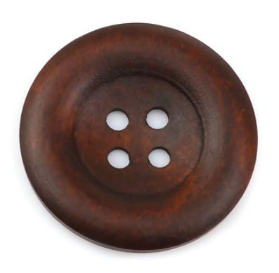 20 Stück Edle Holzknöpfe Ø ca. 35mm rund 4 Loch kaffeebraun braun Holzknopf 20 Stück Edle Holzknöpfe Ø ca. 35mm rund 4 Loch kaffeebraun braun Holzknopf von Handarbeit-Lieblingsladen