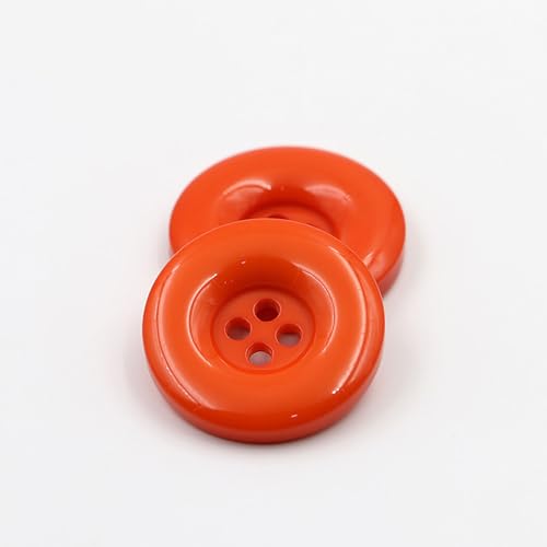 20 edle Kunststoffknöpfe 18mm orange rund Vierlochknöpfe a 2mm je Loch - 4-Loch-Knöpfe zum basteln nähen annähen Bastelknöpfe 20 edle Kunststoffknöpfe 18mm orange rund Vierlochknöpfe a 2mm je Loch - 4-Loch-Knöpfe zum basteln nähen annähen Bastelknöpfe von Handarbeit - Lieblingsladen