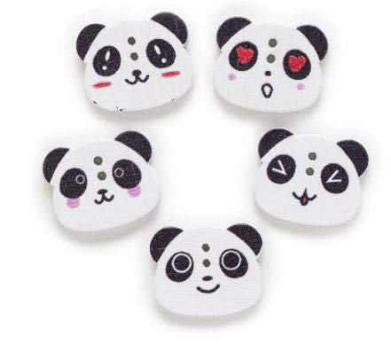 30 Holz Knöpfe Panda 18x22mm zum aufnähen Löcher 1,5mm nähen annähen Jackenknöpfe Mantelknöpfe basteln Scrapbooking 30 Holz Knöpfe Panda 18x22mm zum aufnähen Löcher 1,5mm nähen annähen Jackenknöpfe Mantelknöpfe basteln Scrapbooking von Handarbeit-Lieblingsladen