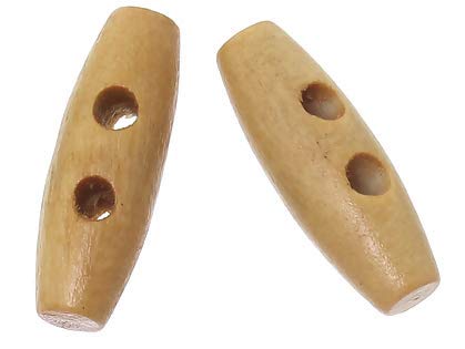 50 Holzknöpfe, Knebelknöpfe Oval 15x 7mm hellbraun braun- 2 Löcher Knebelverschluss Knöpfe aus Holz zum aufnähen annähen - Bastelknöpfe Mantelknöpfe 50 Holzknöpfe, Knebelknöpfe Oval 15x 7mm hellbraun braun- 2 Löcher Knebelverschluss Knöpfe aus Holz zum aufnähen annähen - Bastelknöpfe Mantelknöpfe von Handarbeit-Lieblingsladen