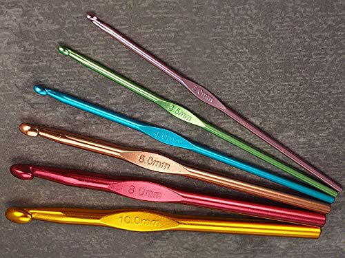 Premium Häkelnadeln 6X Häkelnadel 3,0-10 mm Aluminium Organzabeutel Stricknadeln Premium Häkelnadeln 6X Häkelnadel 3,0-10 mm Aluminium Organzabeutel Stricknadeln von Handarbeit-Lieblingsladen