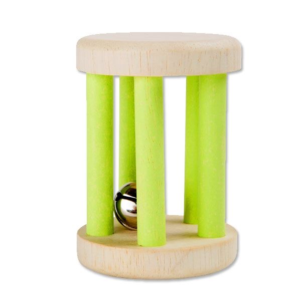 Babyrassel "Kleines Glöckchen", 1 Stk, Holz, 8cm, ab 0 Monate Babyrassel "Kleines Glöckchen", 1 Stk, Holz, 8cm, ab 0 Monate von Handelshaus Legler OHG