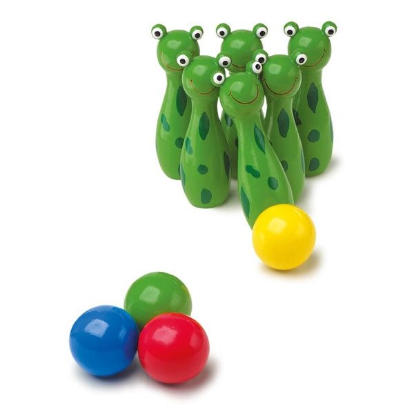 Kegelspiel - Süße Frösche