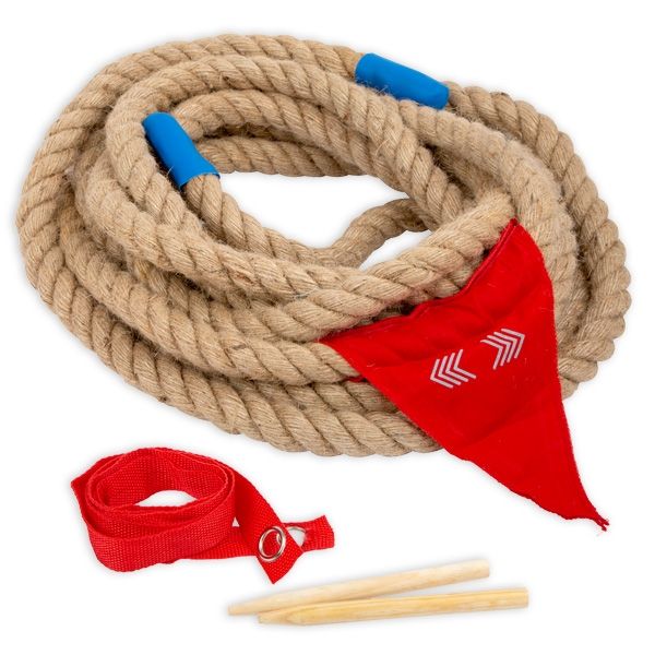 Tauziehen-Seil im Set mit Mittellinie +Stöcke, 5-tlg. Outdoor-Spiel Tauziehen-Seil im Set mit Mittellinie +Stöcke, 5-tlg. Outdoor-Spiel von Handelshaus Legler OHG
