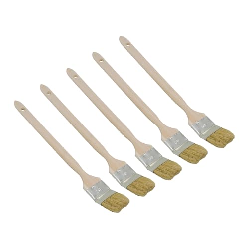 5 x Handelskönig Heizkörperpinsel 50 mm Langpinsel Eckpinsel Streichwerkzeug Pinsel Malerpinsel helle Borste 5 x Handelskönig Heizkörperpinsel 50 mm Langpinsel Eckpinsel Streichwerkzeug Pinsel Malerpinsel helle Borste von Handelskönig