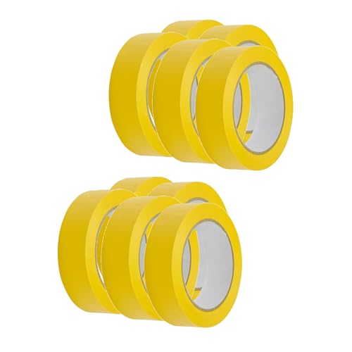 Handelskönig 10 x PVC-Schutzband gelb 30 mm gerillt Klebeband Putzerband Putzband Handelskönig 10 x PVC-Schutzband gelb 30 mm gerillt Klebeband Putzerband Putzband von Handelskönig