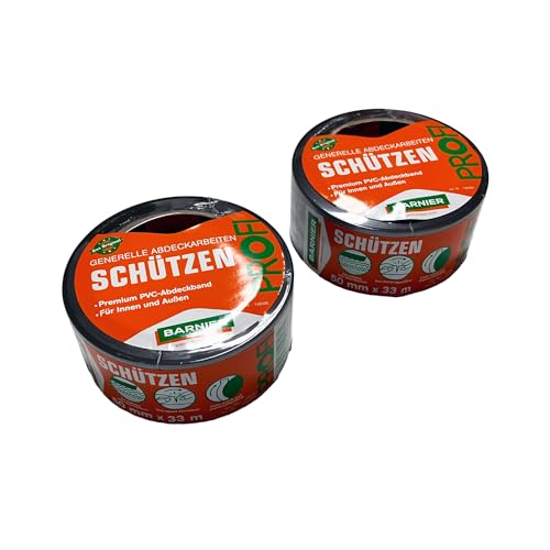 Handelskönig 2 x Barnier 6096 Putzerband silber 50 mm x 33 m Schutzband PVC-Schutzband Klebeband Putzerband Scapa Handelskönig 2 x Barnier 6096 Putzerband silber 50 mm x 33 m Schutzband PVC-Schutzband Klebeband Putzerband Scapa von Handelskönig