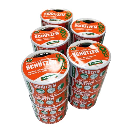 Handelskönig 20 x Barnier 6096 Putzerband weiß 50 mm x 33 m Schutzband PVC-Schutzband Klebeband Putzerband Scapa Handelskönig 20 x Barnier 6096 Putzerband weiß 50 mm x 33 m Schutzband PVC-Schutzband Klebeband Putzerband Scapa von Handelskönig