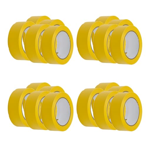 Handelskönig 20 x PVC-Schutzband gelb 38 mm gerillt Klebeband Putzerband Putzband Handelskönig 20 x PVC-Schutzband gelb 38 mm gerillt Klebeband Putzerband Putzband von Handelskönig