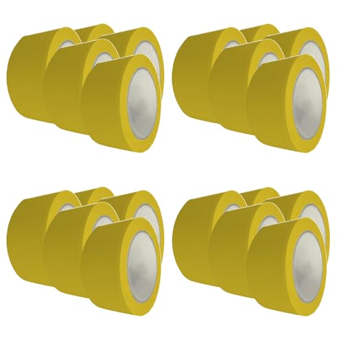 Handelskönig 20 x PVC-Schutzband gelb 50 mm gerillt Klebeband Putzerband Putzband Handelskönig 20 x PVC-Schutzband gelb 50 mm gerillt Klebeband Putzerband Putzband von Handelskönig