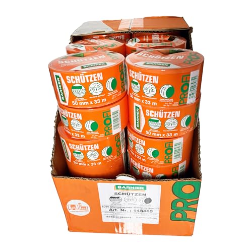 Handelskönig 36 x Barnier 6095 Putzerband Winter 50 mm x 33 m Schutzband PVC-Schutzband Klebeband Barnier Winterband Handelskönig 36 x Barnier 6095 Putzerband Winter 50 mm x 33 m Schutzband PVC-Schutzband Klebeband Barnier Winterband von Handelskönig