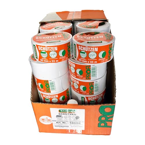 Handelskönig 36 x Barnier 6096 Putzerband weiß 50 mm x 33 m Schutzband PVC-Schutzband Klebeband Putzerband Scapa Handelskönig 36 x Barnier 6096 Putzerband weiß 50 mm x 33 m Schutzband PVC-Schutzband Klebeband Putzerband Scapa von Handelskönig