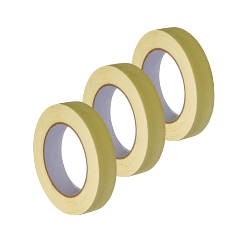 Handelskönig 3x Feinkrepp 25 mm x 50 m Kreppband Feinkrepp Klebeband Kreppklebeband Tape zum Abkleben bei Malerarbeiten Handelskönig 3x Feinkrepp 25 mm x 50 m Kreppband Feinkrepp Klebeband Kreppklebeband Tape zum Abkleben bei Malerarbeiten von Handelskönig