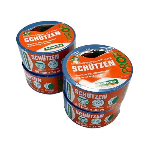 Handelskönig 4 x Barnier 6097 Putzerband blau 50 mm x 33 m Schutzband PVC-Schutzband Klebeband Putzerband Scapa Handelskönig 4 x Barnier 6097 Putzerband blau 50 mm x 33 m Schutzband PVC-Schutzband Klebeband Putzerband Scapa von Handelskönig