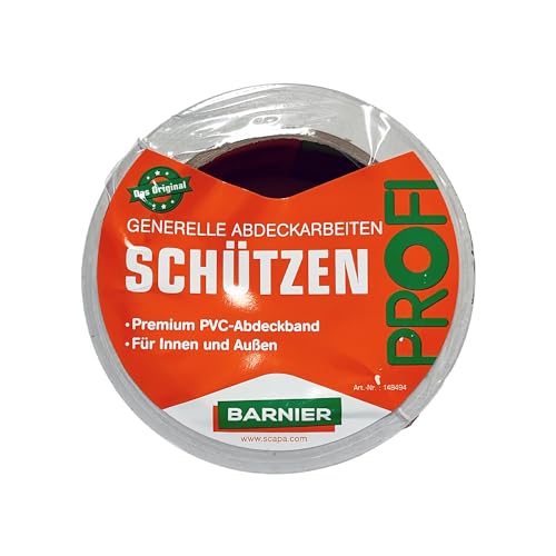 Handelskönig Barnier 6096 Putzerband 50 mm x 33 m Schutzband PVC-Schutzband Klebeband Putzerband Scapa Handelskönig Barnier 6096 Putzerband 50 mm x 33 m Schutzband PVC-Schutzband Klebeband Putzerband Scapa von Handelskönig