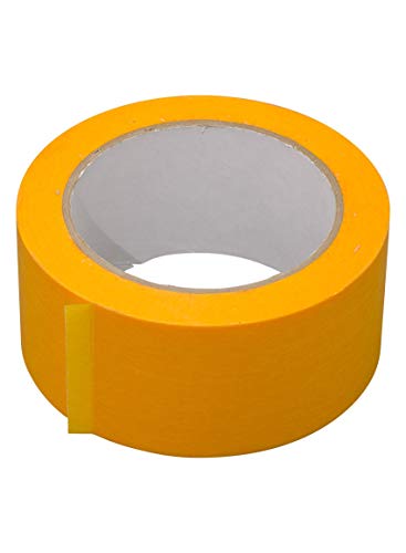 Handelskönig Fineline-Tape 50 mm x 50 m Klebeband Kreppband Finelineband Tape Tapeband Goldband UV 60 Washi-Tape von Handelskönig