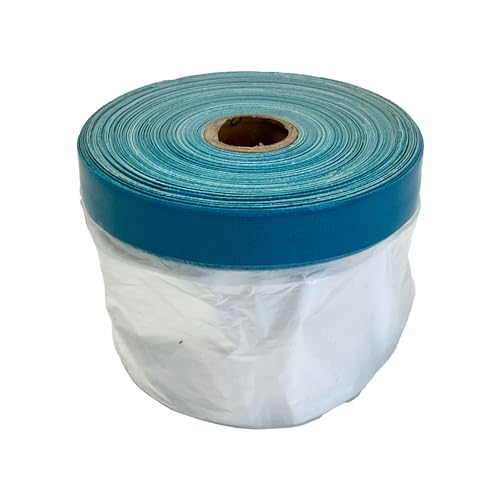 Handelskönig Gewebe-Masker 300 mm x 20 m Masker Gewebeband Masker Tape Folienklebeband Klebeband Abdeckband von Handelskönig