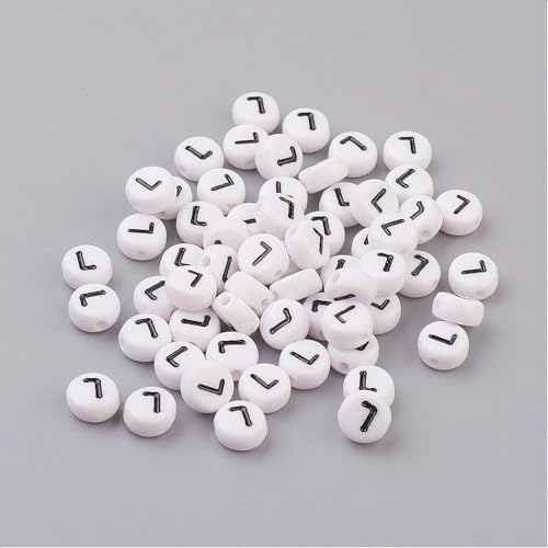 Handicraft Emporium Flache runde Alphabet-Acrylperlen, 20 g, L Handicraft Emporium Flache runde Alphabet-Acrylperlen, 20 g, L von Handicraft Emporium
