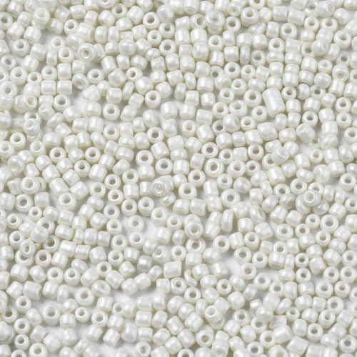 Handicraft Emporium Glasperlen, Backfarbe, rund, 450 g, Beige Handicraft Emporium Glasperlen, Backfarbe, rund, 450 g, Beige von Handicraft Emporium