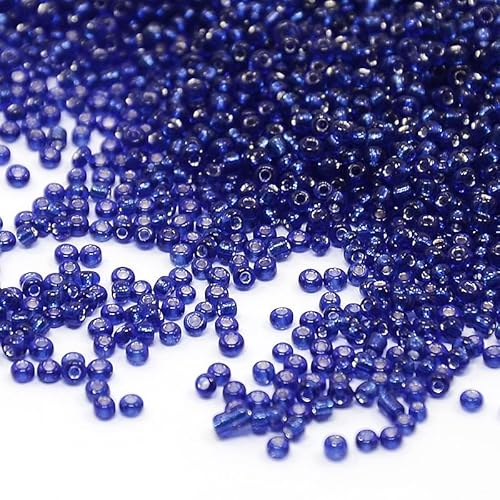 Handicraft Emporium Glasperlen, liniert, 450 g, 2 mm, Blau Handicraft Emporium Glasperlen, liniert, 450 g, 2 mm, Blau von Handicraft Emporium