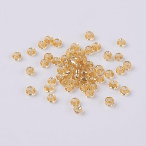 Handicraft Emporium Glasperlen, liniert, 450 g, 2 mm, Hellgold Handicraft Emporium Glasperlen, liniert, 450 g, 2 mm, Hellgold von Handicraft Emporium