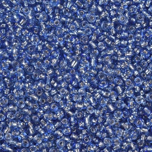 Handicraft Emporium Glasperlen, liniert, 450 g, 2 mm, Königsblau von Handicraft Emporium
