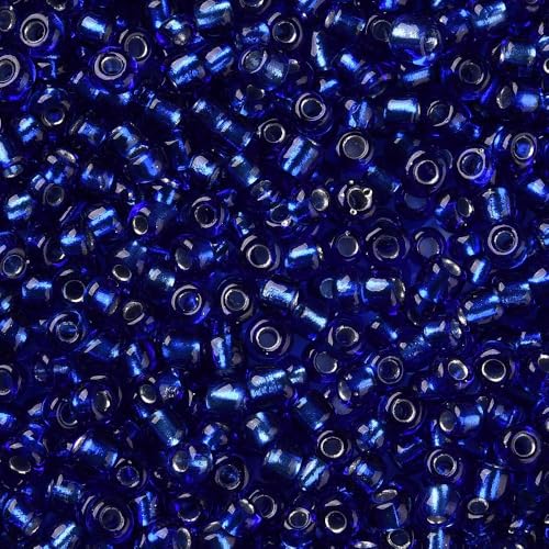Handicraft Emporium Glasperlen, liniert, 450 g, 3 mm, Blau Handicraft Emporium Glasperlen, liniert, 450 g, 3 mm, Blau von Handicraft Emporium