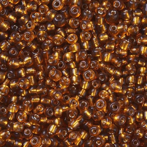 Handicraft Emporium Glasperlen, liniert, 450 g, 3 mm, Dunkelgold Handicraft Emporium Glasperlen, liniert, 450 g, 3 mm, Dunkelgold von Handicraft Emporium