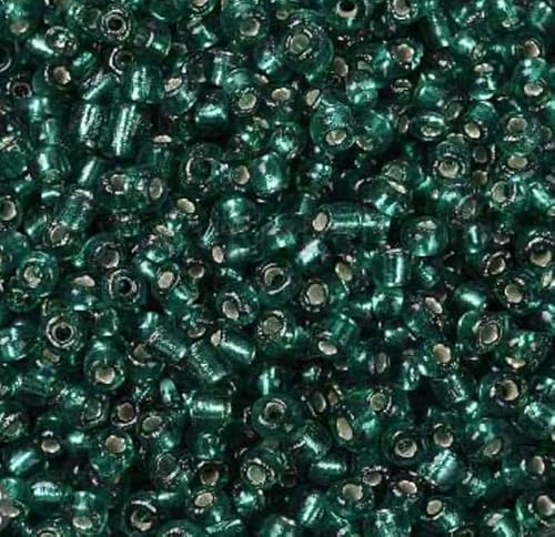 Handicraft Emporium Glasperlen, liniert, 450 g, 3 mm, mittelgroßer Aquamarin von Handicraft Emporium
