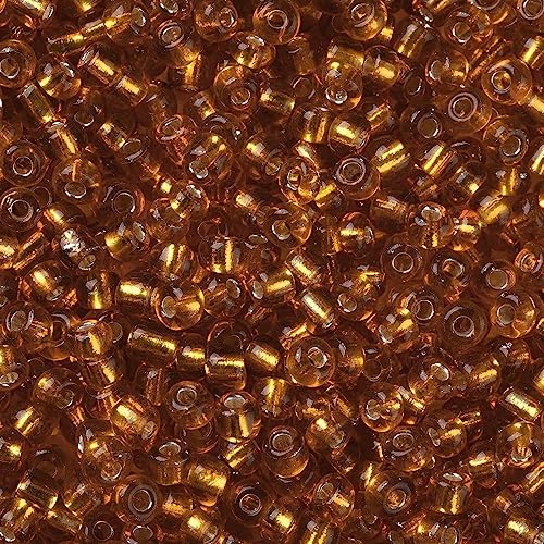 Handicraft Emporium Glasperlen, liniert, 450 g, 4 mm, Dunkelgold Handicraft Emporium Glasperlen, liniert, 450 g, 4 mm, Dunkelgold von Handicraft Emporium