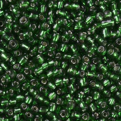 Handicraft Emporium Glasperlen, liniert, 450 g, 4 mm, Limettengrün Handicraft Emporium Glasperlen, liniert, 450 g, 4 mm, Limettengrün von Handicraft Emporium