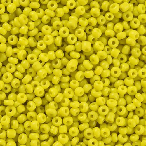 Handicraft Emporium Glasperlen, rund, 450 g, 2 mm, Gelb Handicraft Emporium Glasperlen, rund, 450 g, 2 mm, Gelb von Handicraft Emporium