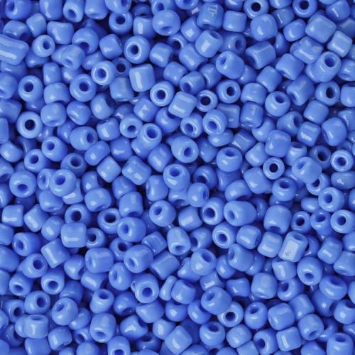 Handicraft Emporium Glasperlen, rund, 450 g, 2 mm, Kornblumenblau von Handicraft Emporium