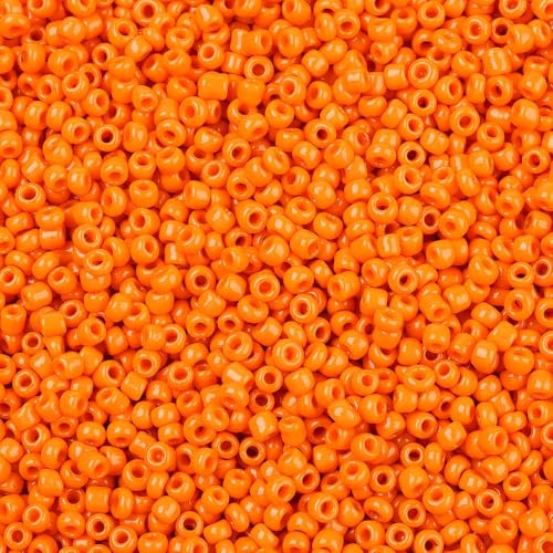 Handicraft Emporium Glasperlen, rund, 450 g, 2 mm, Orange Handicraft Emporium Glasperlen, rund, 450 g, 2 mm, Orange von Handicraft Emporium