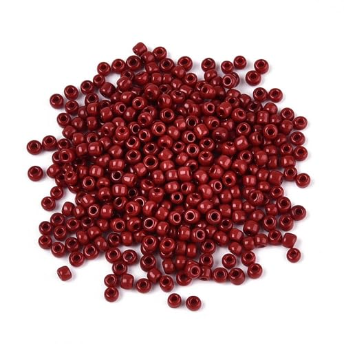 Handicraft Emporium Glasperlen, rund, 450 g, 2 mm, Purpurrot Handicraft Emporium Glasperlen, rund, 450 g, 2 mm, Purpurrot von Handicraft Emporium