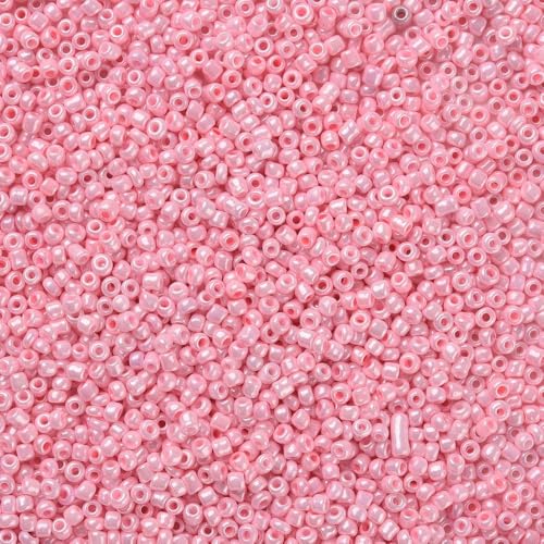 Handicraft Emporium Glasperlen, rund, 450 g, 2 mm, Rosa Handicraft Emporium Glasperlen, rund, 450 g, 2 mm, Rosa von Handicraft Emporium