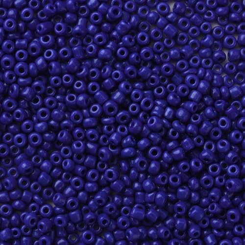 Handicraft Emporium Glasperlen, rund, 450 g, 3 mm, Blau von Handicraft Emporium