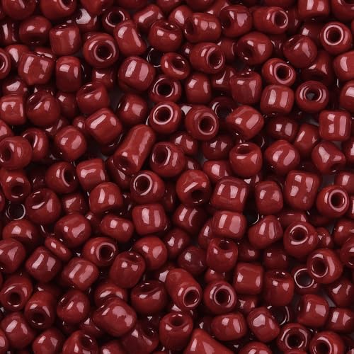Handicraft Emporium Glasperlen, rund, 450 g, 4 mm, Dunkelrot Handicraft Emporium Glasperlen, rund, 450 g, 4 mm, Dunkelrot von Handicraft Emporium