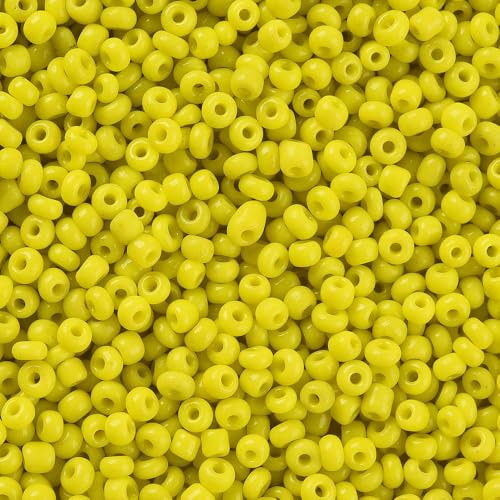 Handicraft Emporium Glasperlen, rund, 900 g, 2 mm, Gelb Handicraft Emporium Glasperlen, rund, 900 g, 2 mm, Gelb von Handicraft Emporium