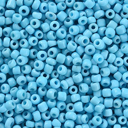 Handicraft Emporium Glasperlen, rund, 900 g, 3 mm, hellhimmelblau Handicraft Emporium Glasperlen, rund, 900 g, 3 mm, hellhimmelblau von Handicraft Emporium