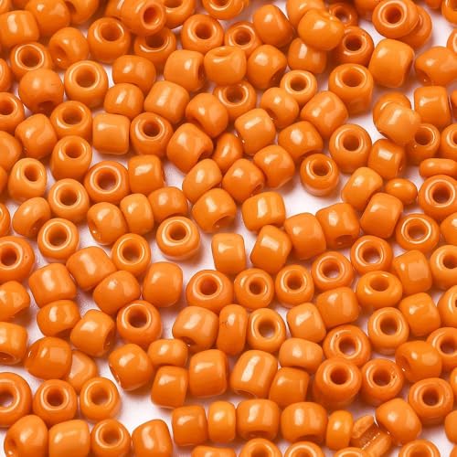 Handicraft Emporium Glasperlen, rund, 900 g, 4 mm, Orange Handicraft Emporium Glasperlen, rund, 900 g, 4 mm, Orange von Handicraft Emporium