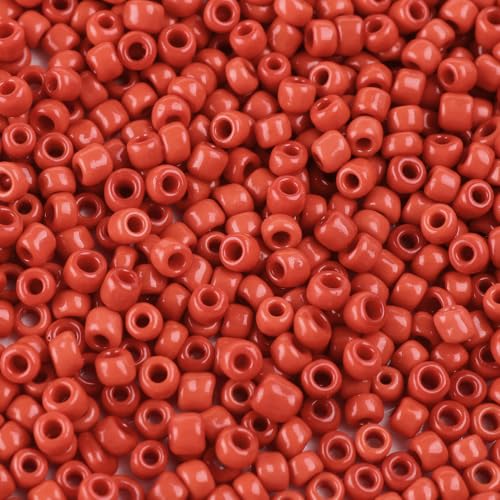 Handicraft Emporium Glasperlen, rund, 900 g, 4 mm, Rot Handicraft Emporium Glasperlen, rund, 900 g, 4 mm, Rot von Handicraft Emporium