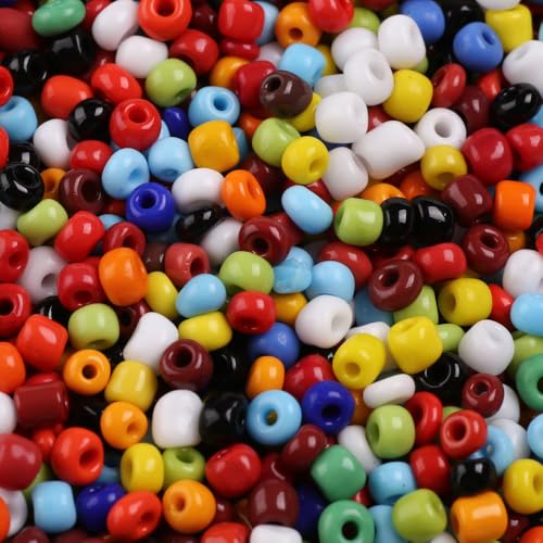 Handicraft Emporium Glasperlen, rund, 900 g, 4 mm, gemischte Farben Handicraft Emporium Glasperlen, rund, 900 g, 4 mm, gemischte Farben von Handicraft Emporium
